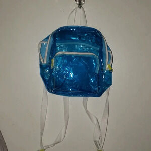 Blue mini backpack bookbag